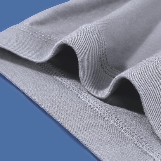 Mens Underwear Moisture Wicking Solid Color Boxers Briefs Summer Cool Breathable Quick-Dry Adults Trunks with Elastic Waistband