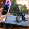 Xiaomi Universal Car Magnetic Dashboard Mount Mobile Phone Holder Sticky Adhesive 360°Dash Stand For Iphone Samsung Fit Curved Surfaces