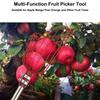 3PCS Garden Basket Fruit Picker Head Plastic Fruit Picking Tool High-altitude Fruit Picker Picking Loquat Picking Bayberry Tool