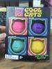 Needoh Teenie Cool Cats 3er-Pack Entzückende Mini-Katzen Fidget Spielzeuge Weich Knetbar Stressabbau Sensorische Quetschspielzeuge
