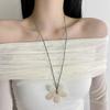 Chain Long Chain Necklace Choker Sweater Chain Retro Acrylic Flower Necklace  Birthday Gift