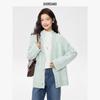 Giordano Women's Blended Chunky Knit V-Neck Cardigan