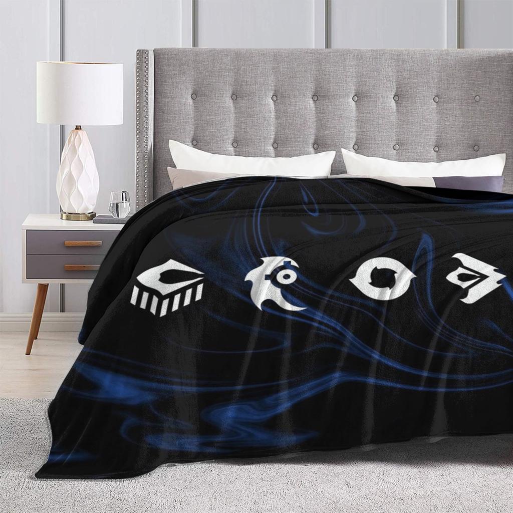 Omen Valorant Decke Super Warm Neuheit Plüsch Überwurfdecke Für Studenten Outdoor Flanell Tagesdecke Bettbezug