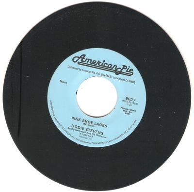 7inch Record DODIE STEVENS / RUSS HAMILTON - Pink Shoe Laces / Rainbow 9027 American Pie US Rock Used