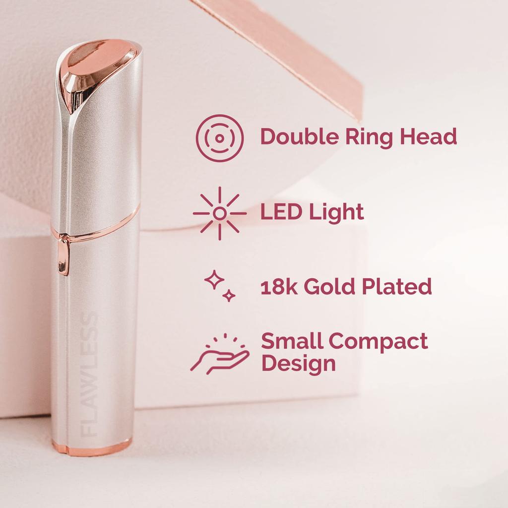Flawless Electric Ladies Shaver for Women Finishing Touch Guide (Japanese Included) [Product] (Green)
