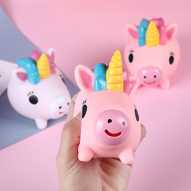 Creative Tongue Voice Squeeze Decompression Novelty Vent Vocal Toys Unicorn Decompression Toy Squishy Anti-Stress Dolls