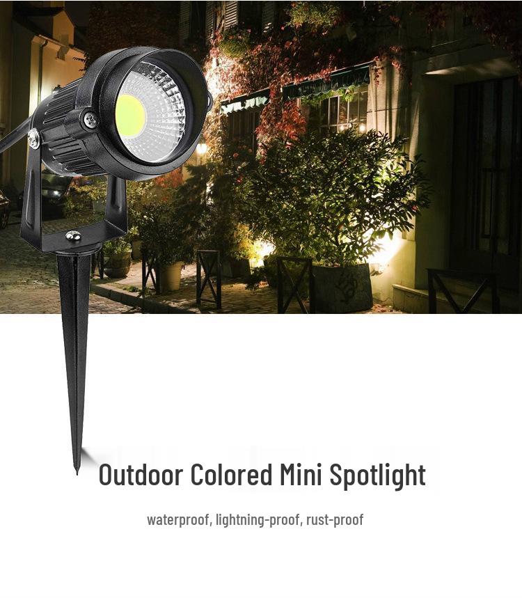 Wasserdichter COB Erdspieß LED Strahler für Außenlandschaft und Rasen