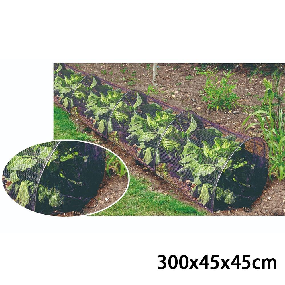 Metal Frame Garden Tunnel Shade Net Cloche Hoops Garden Tunnel Greenhouse for Plant Protection