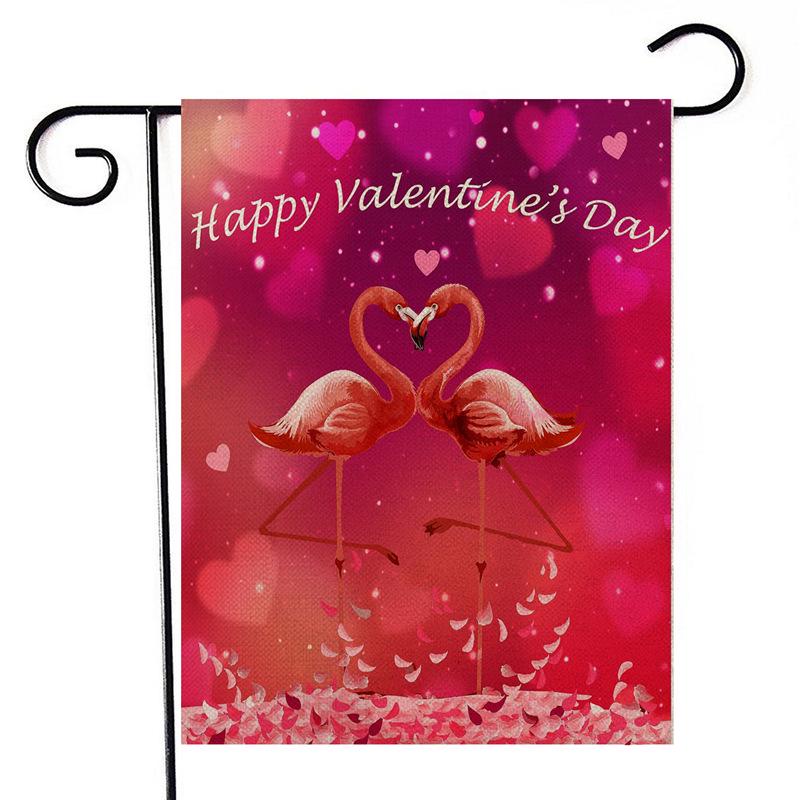 Valentine's Day Double-Sided Garden Flag - Love Pattern Bestseller