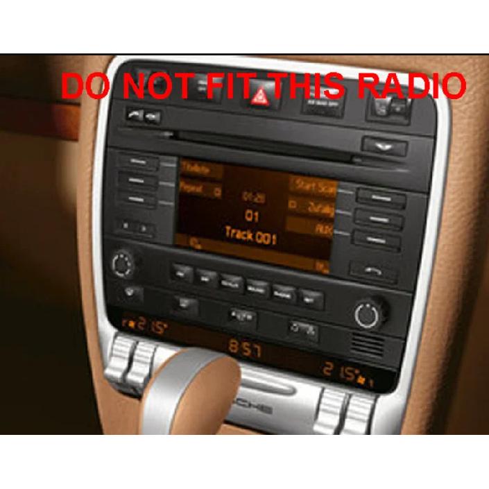 1 Set of 2 Pieces PCM2 Radio Replacement Knob Set For Porsche Cayenne 955 / 957 Part Number 95564295100 / 95564295200