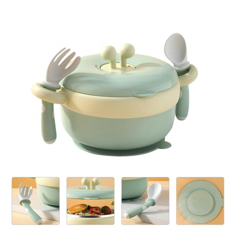 1 Set Suction Bowls For Baby With Anti-Slip And - Functions