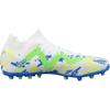 Puma Future Match Njr Rundzehen-Mg-Fußballschuhe Herren Fußballschuhe Weiß Gelb Grün 107617-01