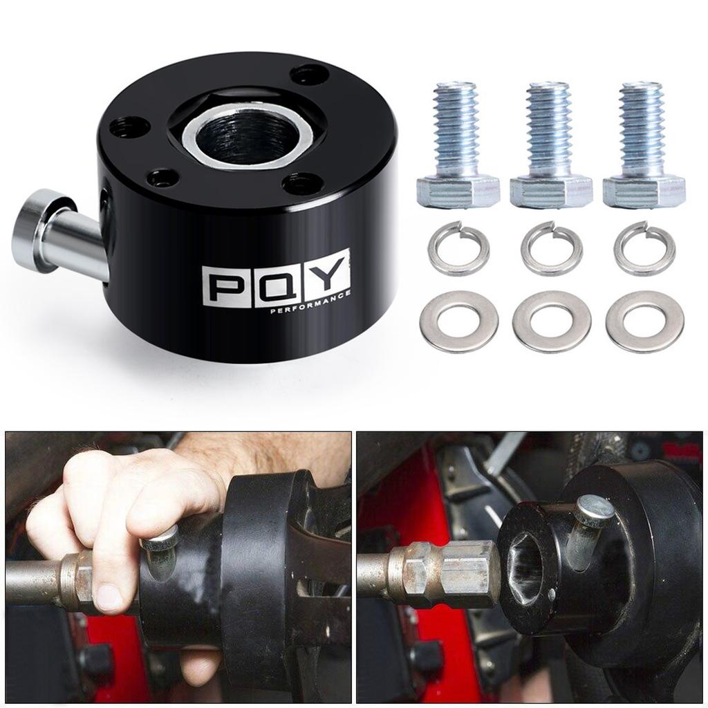 Universal Aluminum Alloy 360 Degree Car Steering Wheel Quick Release Disconnect Hub Adapter For 6 E46