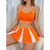 New Sports Yoga Clothes, Slim Fitness Suits, Tennis Clothes, Cheerleaders, Women