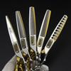 Platina, tesoura de cabelo, tesoura de cabelo, tesoura reta, tesoura de franja, galhos de veado, dentes de espinha de peixe, tesoura de dentes que não marcam