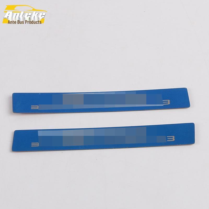 Ankai Stainless Steel E3 Rear Guard Plate and Trunk Protection Sequin Sticker