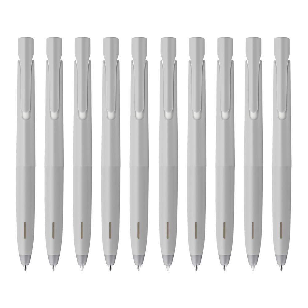 

Zebra ballpoint pen Bren gray axis black ink 10 pieces oil-based 0.5 B-BAS88-GR
