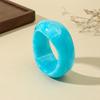 Minority Design Irregular Wide Bracelet Dopamine Geometric Hand Ring Simple Acrylic Bangle  Women