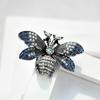 Bo Xin Yun Retro Rhinestone Bee Brooch for Women - Insect Pin Clothing Accessory
