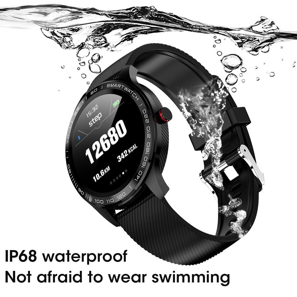 Goedkope L9 Smart Watch Men IP68 Waterproof Ultra-thin Full Touch Screen  ECG PPG Blood Pressure 300Mah Long Standby Smartwatch Men kopen — gratis  levering, eerlijke reviews met foto's — Joom