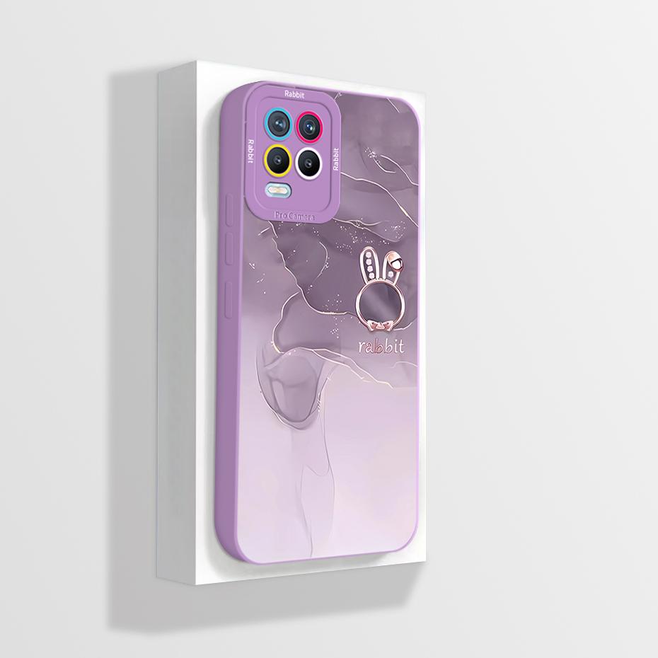 For Realme 8 Case Realme 8 5G Phone Case Realme 8i Case Realme 8 Pro 8s Aesthetic Cartoon Astronaut Square Shockproof Back Cover