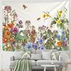 Creative Flowers Tapestry Nature Plant Floral Tapestry Wall Hanging Cloth Tapestries Home Bedroom Living Room Decor Tapestries