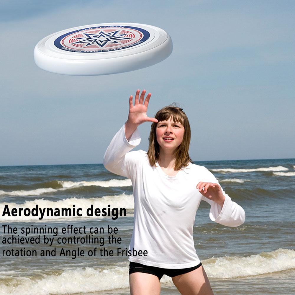 Swivel Flying Discs Professional Throwing Disc Lightweight for Outdoor Sports Beach Camping Game Luminous Frisbee Flying Saucer