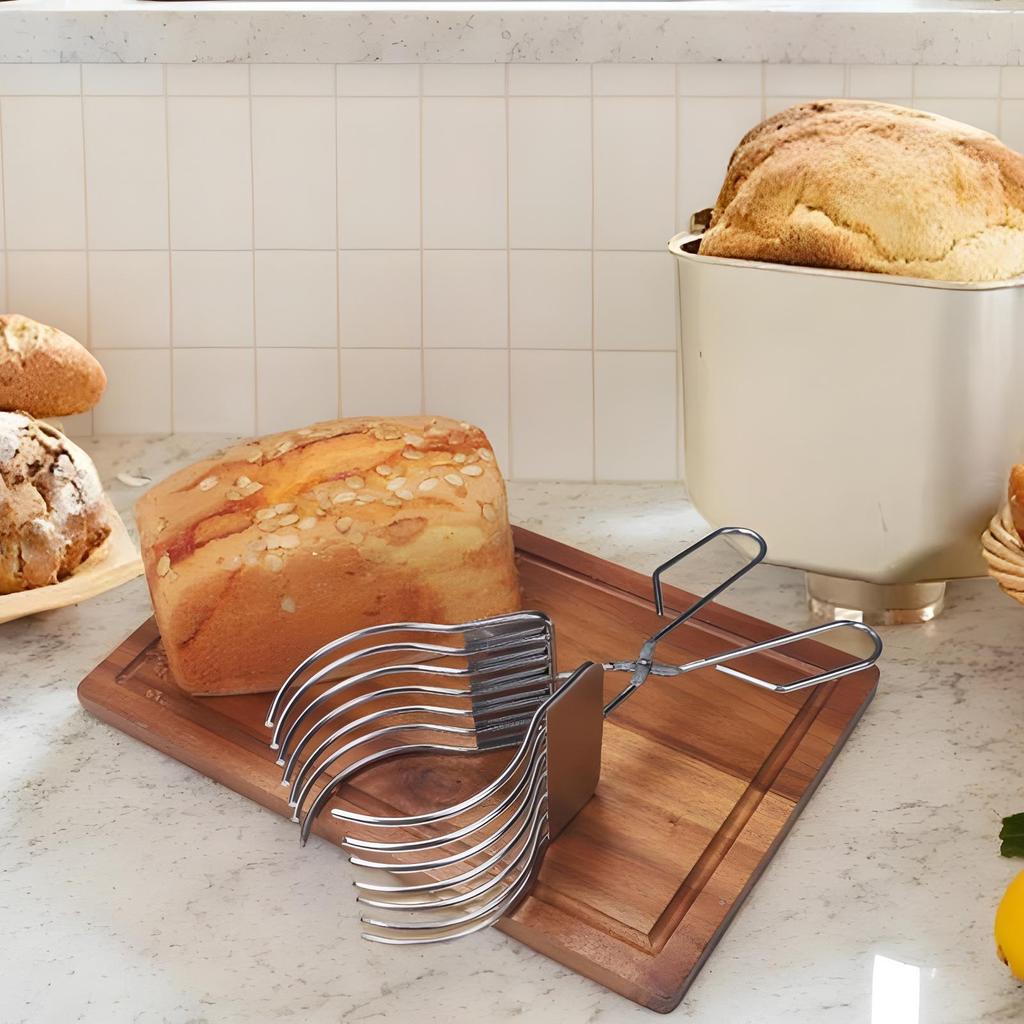 Onion Holder For Slicing Grilled Meat Tongs Stainless Steel Clamp Kitchen Gadgets Cooking Tools Tomato Holder For Bread Lemon