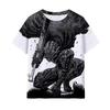 Anime Berserk T Shirt 3D Print Men Hip Hop T-shirts Summer Round Neck Short Sleeve Tops Harajuku Tees Man Clothing