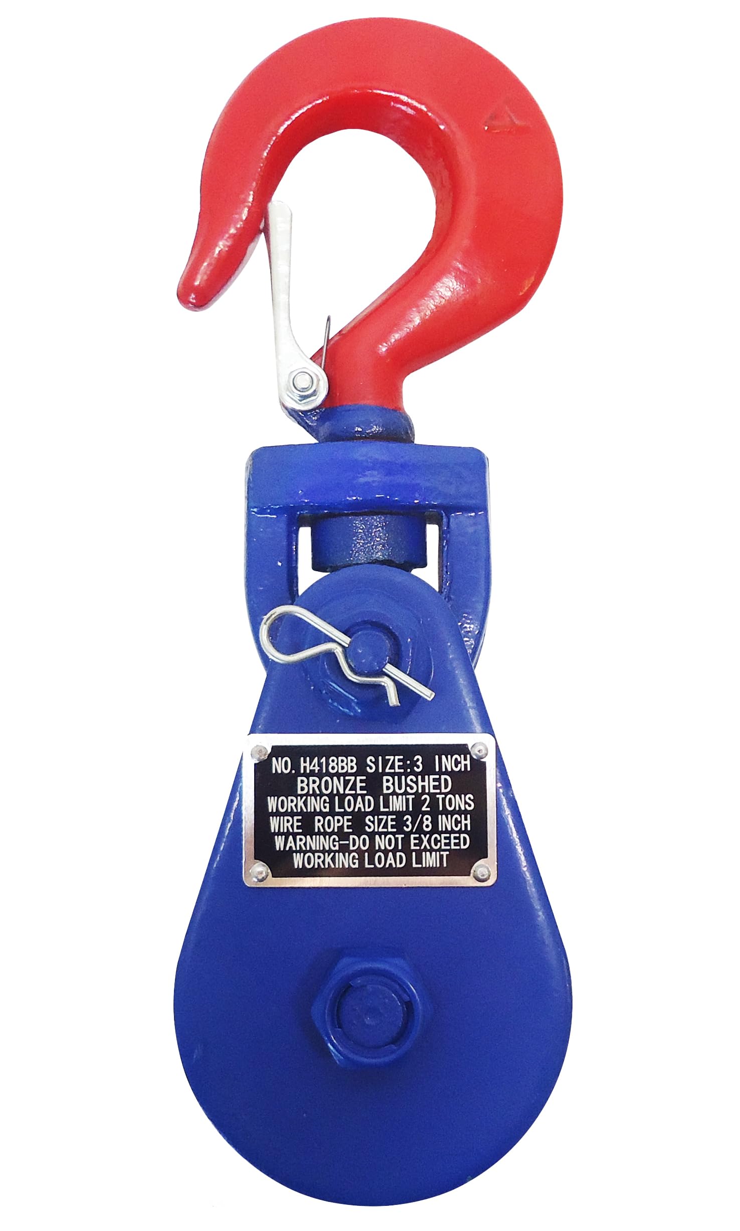 

2-ton Snatch Block, Block Pulley, Hook Type, Swivel Type, for Tow Trucks, Loaders, Towing Supplies, Road Service