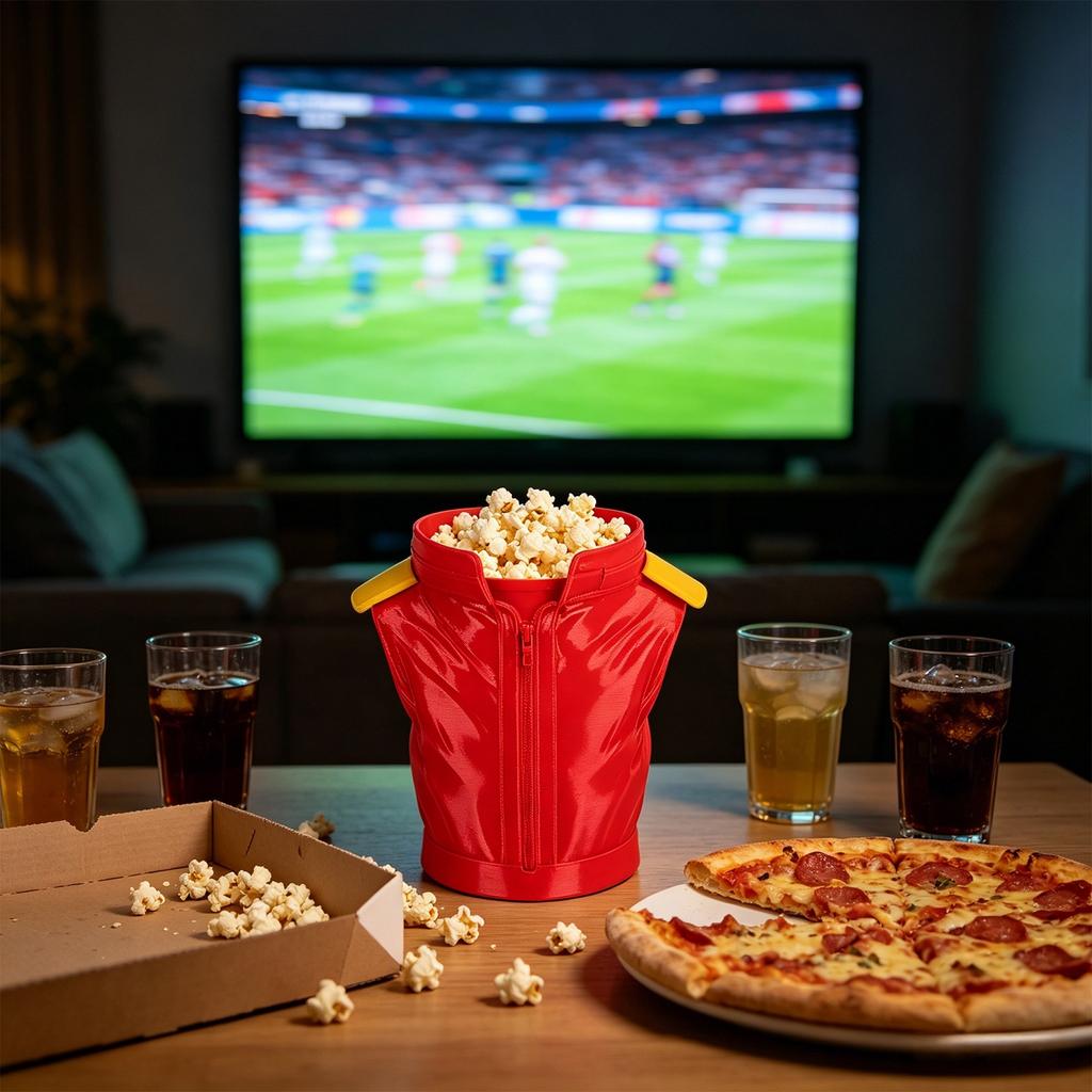 Produse cu Film Cald: Găleată de Popcorn pentru Film, Găleată de Popcorn Imprimată 3D