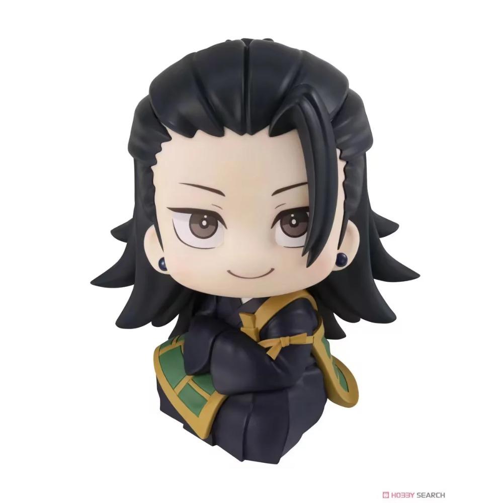 10CM Anime Jujutsu Kaisen Geto Suguru High School Satoru Gojo Look Up Sitting Cute Q Version Model Toy Gift Action Figure