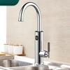 2 In 1 220V Electric Water Heater Kitchen Faucet With Digital Display Stainless Steel Electric Tap Geyser Robinet