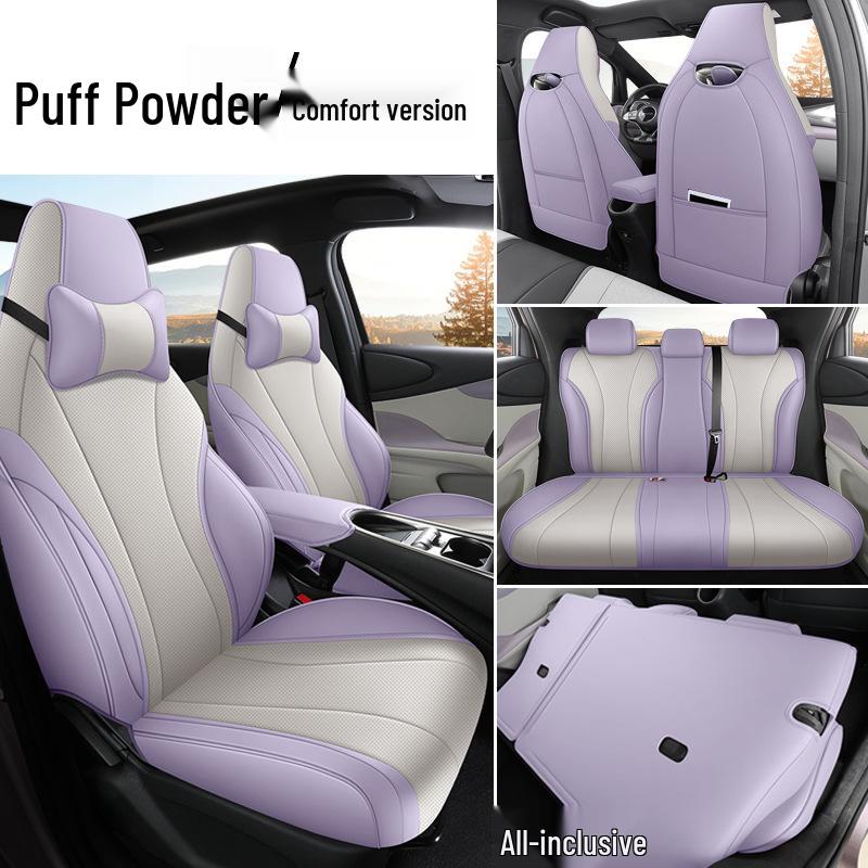 BYD Dolphin Universal Leather Car Seat Cover - All Seasons, Full Coverage