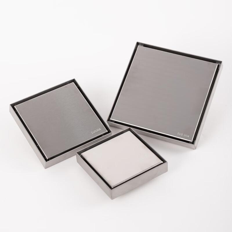 Xuan Yong Square 304 Stainless Steel Hidden Floor Drain