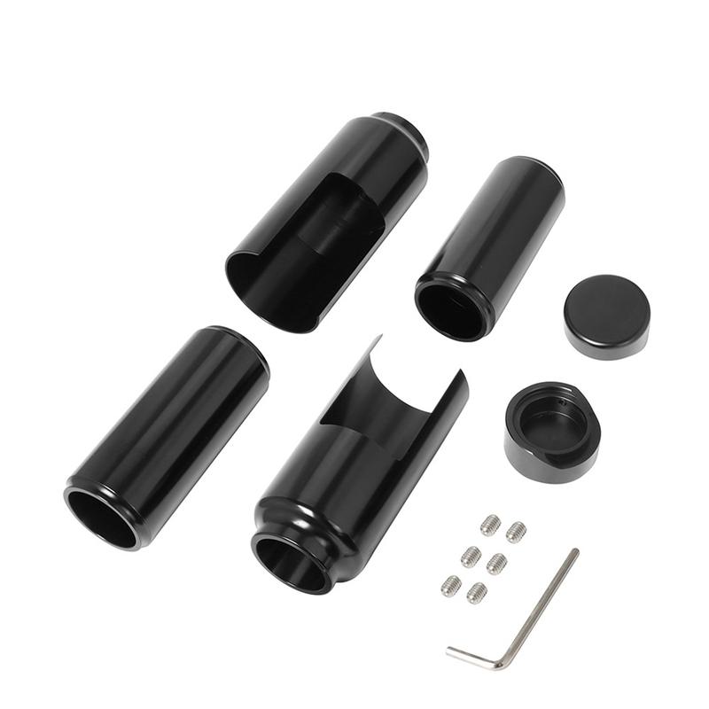 A28G-Motorcycle For-For -Davidson Street Bob 2018    Black Front Fork Cover Tube Cap Kit