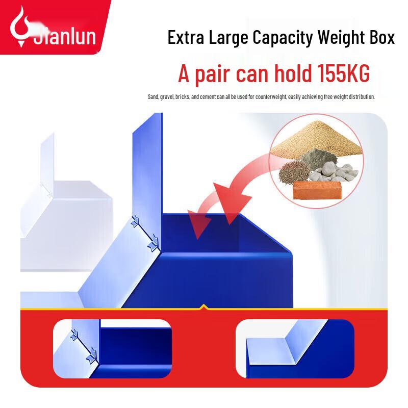 JEEANLEAN Multi-functional Portable Badminton Net Stand