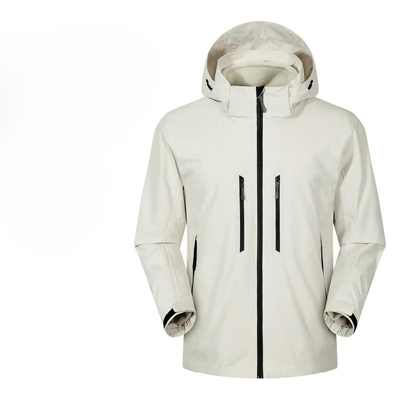 Outdoor Leisure Sports Polar Fleece Three-in-one Jacket Waterproof and Windproof Mountaineering