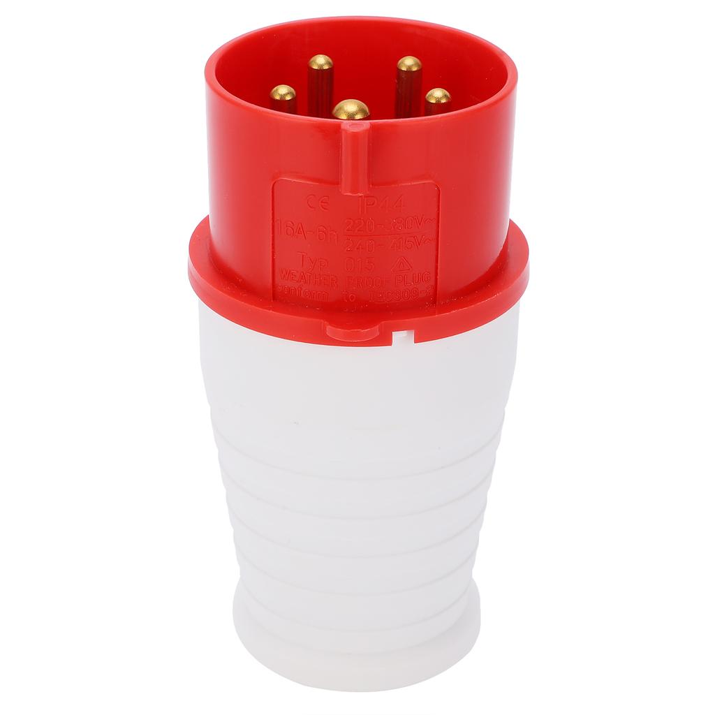 Industrial Plug 220380V/240415V 16A Dustproof ExplosionProof Waterproof 5Pin 3P+N+E