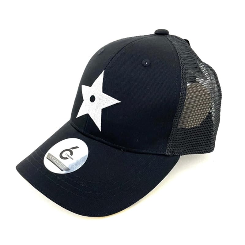 

[Elite Grip] mesh cap hat golf men s star mark star logo navy