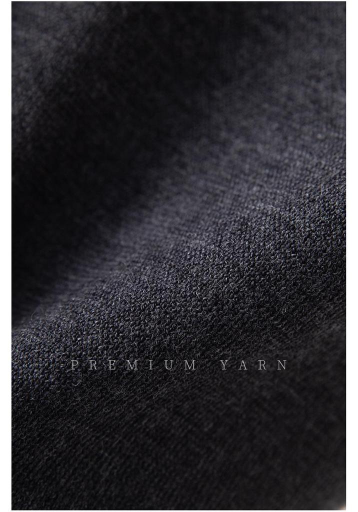 2025 Autumn Women's Fine Knit Wool Polo Collar Sweater, Half-Buttoned, Slimming Fit