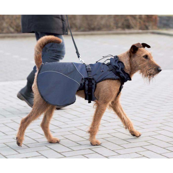 Cape Duo with Harness - TRIXIE - Waterproof - Reflective - Size S 40 Cm