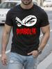 DIABOLIK Grafik T-Shirt Grafik T-Shirt - Schwarz mit Rotem C...