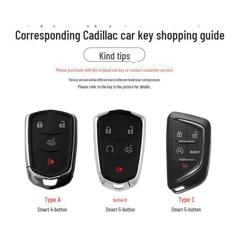 Cadillac CT5 Rainbow Cartoon Pattern Key Cover: Full Package TPU Protective Shell for XT5/XT4/XT6 Model.