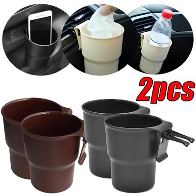 1/2pcs Car Cup Holder Multifunctional Car Vent Cup Holder Hanging Water Bottle Drink Holder Coin Key Mobile Phone Car