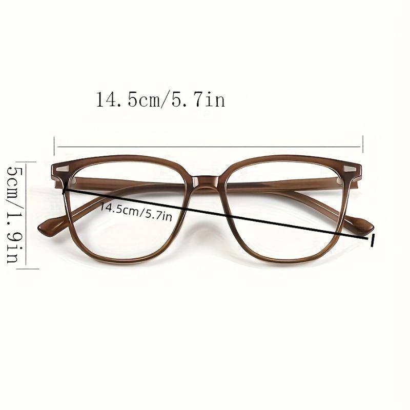 Women Blue Light Blocking Glasses Stylish Square Frame PC Lens Multiple Colors for Eye Protection Comfort