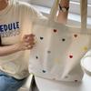 2 bags women's careful canvas bag women's literary shoulder bag simple handbag tote bag tide