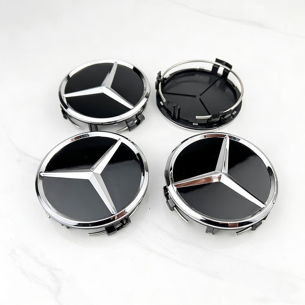 A1714000025 4pcs 75MM Car Wheel Center Hub for Mercedes Benz AMG A C GLC GLA GLK GLE W205 W204 W203 W212 W211 W213 W210 W164