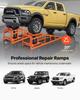 Hydraulic Car Ramps, 2 PCS 5T 11000 Lbs, 270-360 Mm Lift Height, Heavy Duty Hydraulic Vehicle Ramps, Portable Car Lifts for Home Garage Maintenance