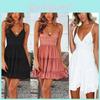 Stylish Women Summer Boho Short Mini Dress For Evening Cocktail And Beach Parties